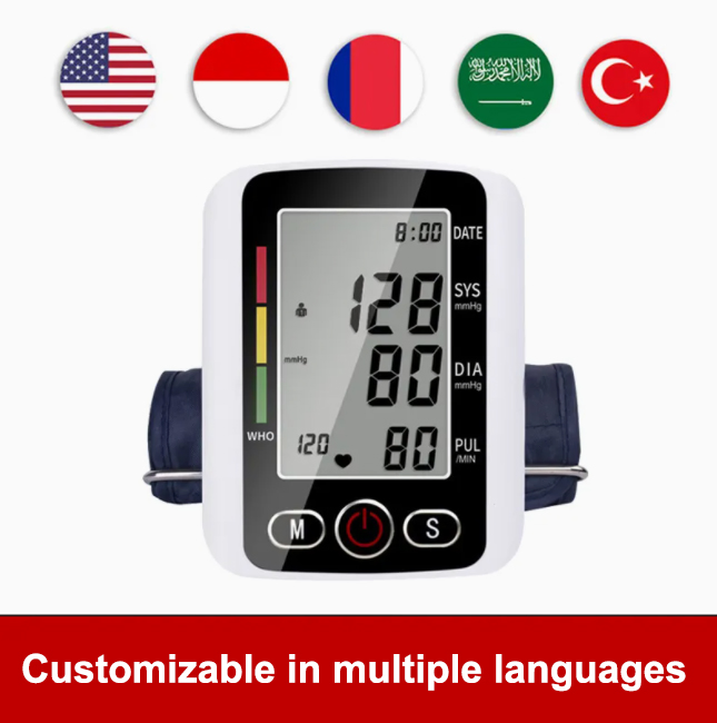 Blood Pressure Monitor Manufacturer OEM Home Pocket Digital Bp Machine Blood Pressure Monitor