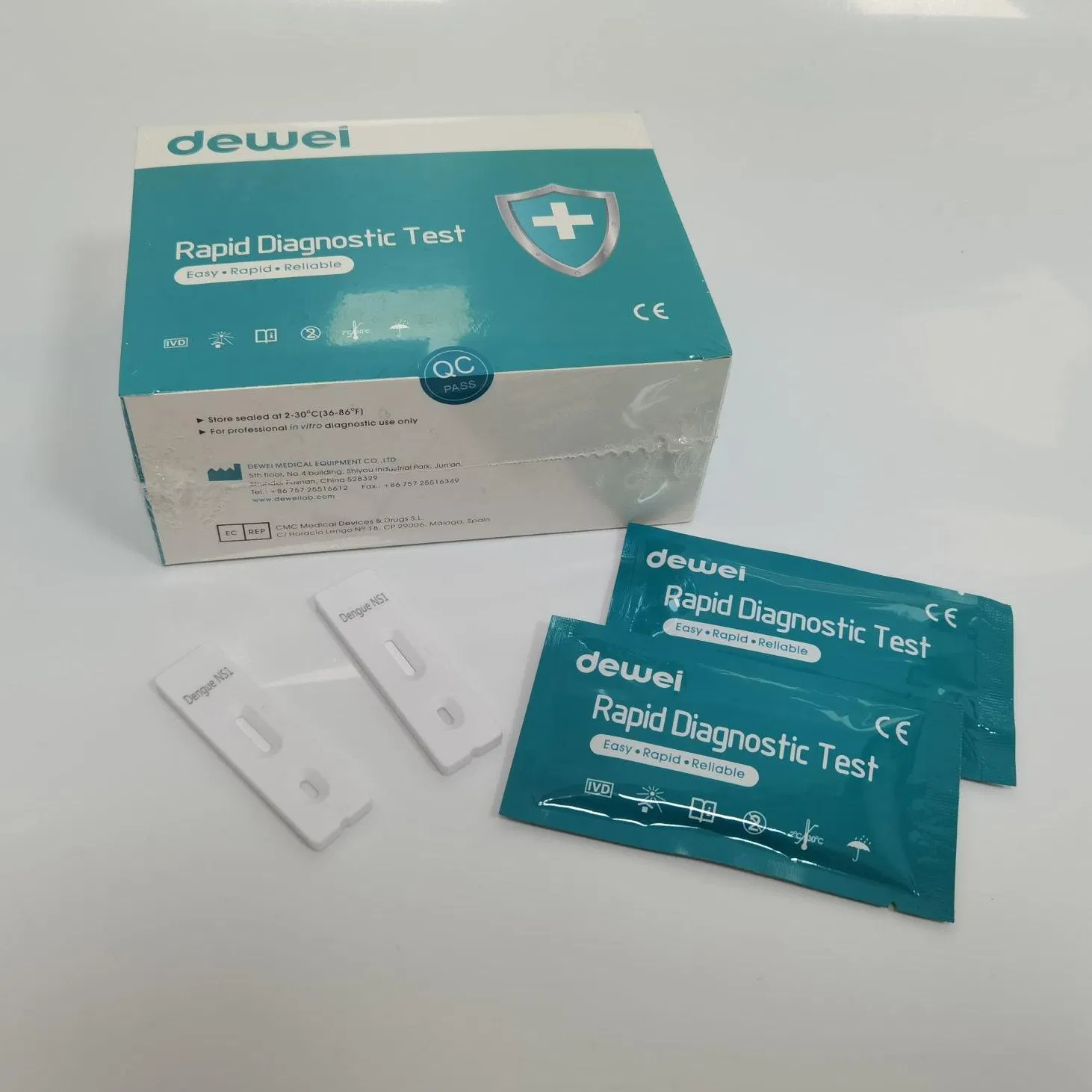 Dengue Rapid Test Diagnostic Kit of Ns1 Antigen or Igg/Igm Antibody Combo