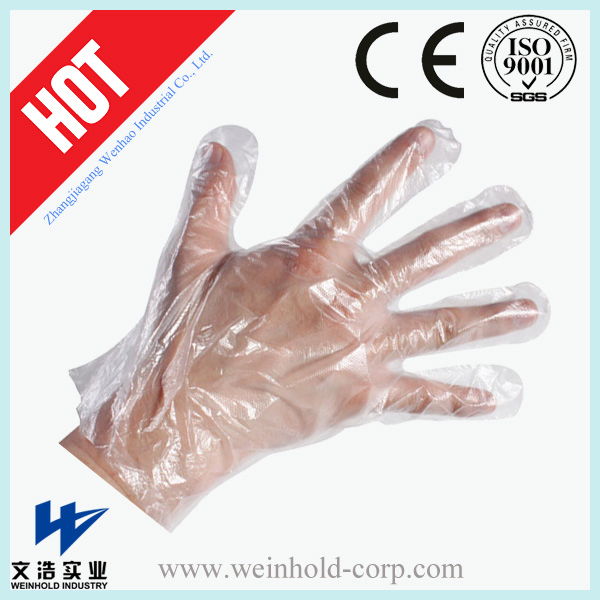 Disposable PE/LDPE/HDPE Hand Glove Used in Hospital