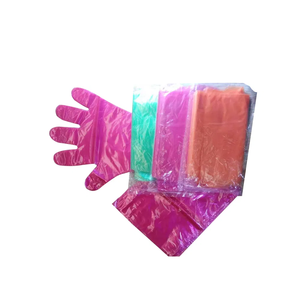 Disposable Veterinary Artificial Insemination Arm Shoulder Length Examination PE Gloves or Sleeves