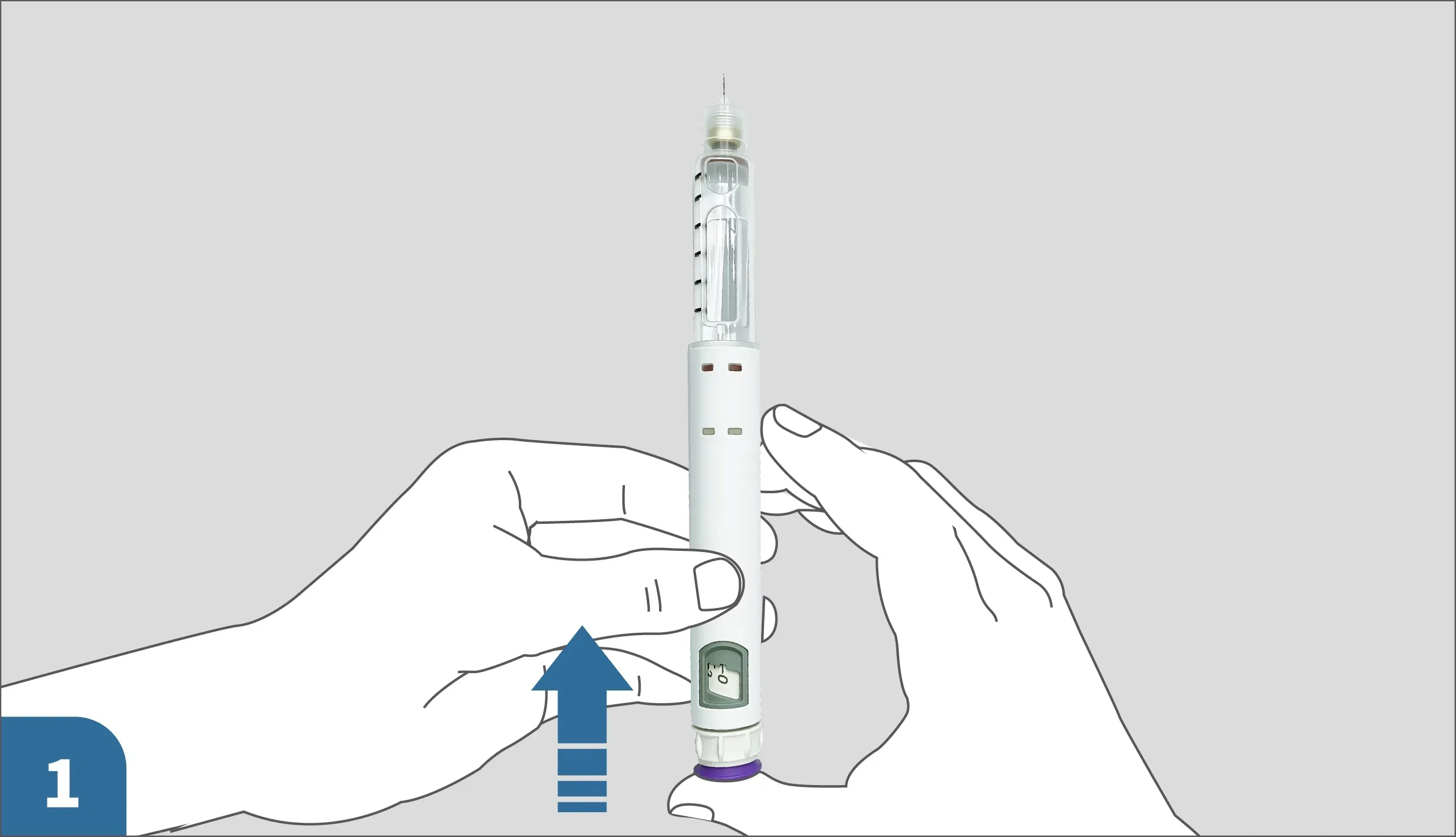 Disposable Injector Pen Adjustable Metal Precision