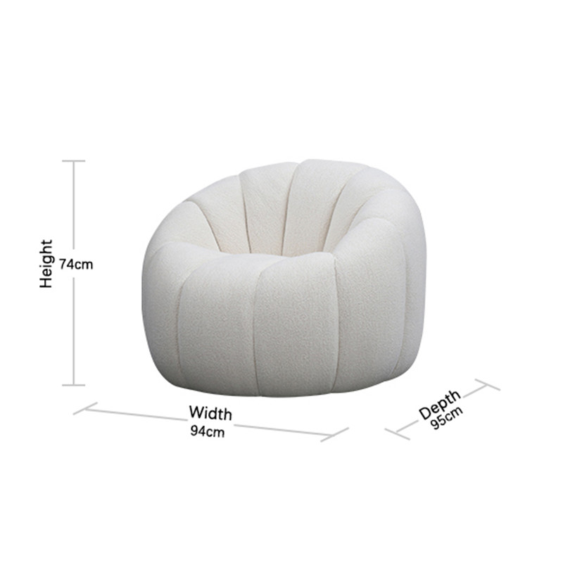 Wholesale Modern Simple  Versatile Lazy Comfortable Pumpkin Occasional Chair Supplier, Suppliers