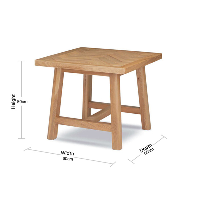 China Modern Simple Natural Versatile Herringbone Wood Grain Desktop Taylor Occasional Side Table Manufacturers, Exporter
