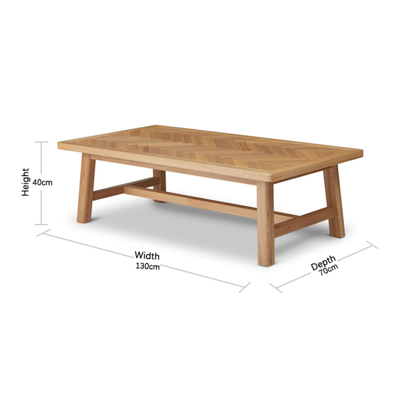 China Modern Simple Natural Versatile Herringbone Wood Grain Desktop Taylor Coffee Table Exporter, Products