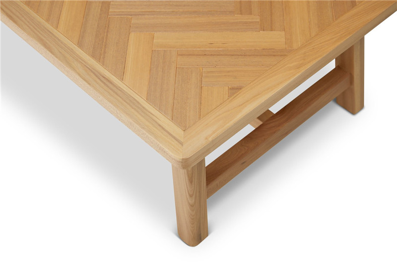 Taylor coffee table herringbone pattern