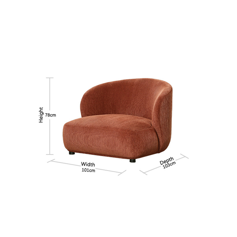 China Modern Simple Versatile Elegant Tubby Fabric Occasional Chair Factories, Service