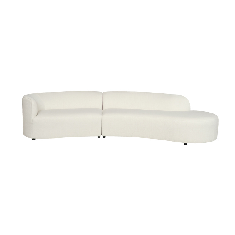 Custom Modern Light Luxury Elegant Versatile Comfortable Fashionable Crescent Sofa Factories, Exporters