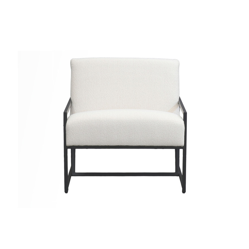 China Modern Simple Versatile Comfortable Lazy Iron Frame Box Occasional Armchair Factory, Service