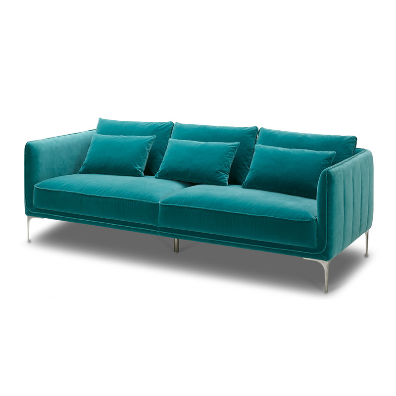 Custom Simple and luxurious retro velvet Andrea Sofa Manufacturers, Factory