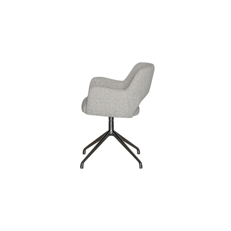 Custom Modern Simple Veneto Rotating Office Chair With Metal Legs(yellow) Factories, Companies