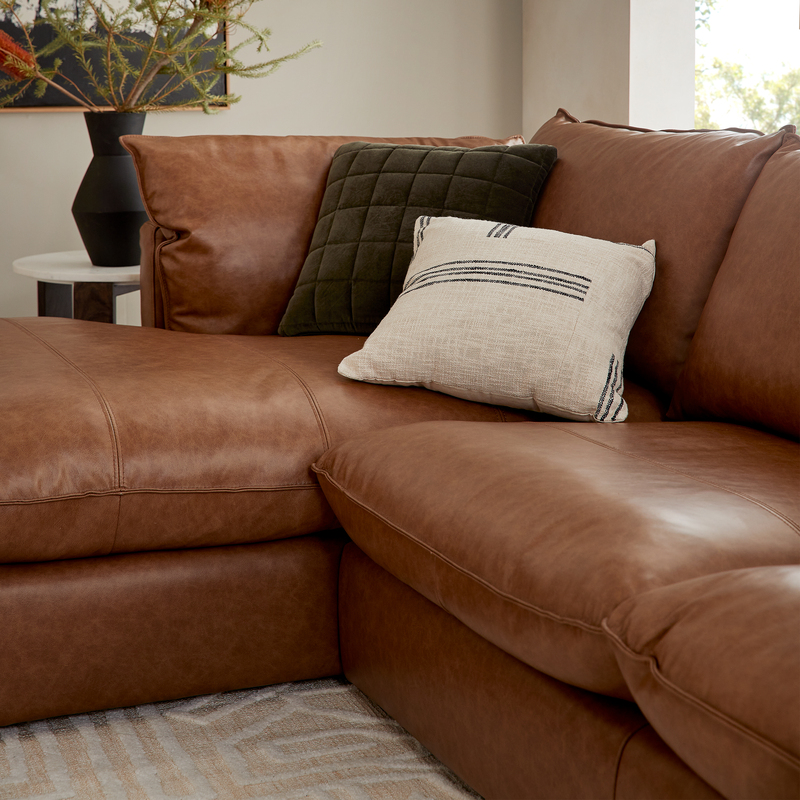 Sorrento Leather Sofa View 3