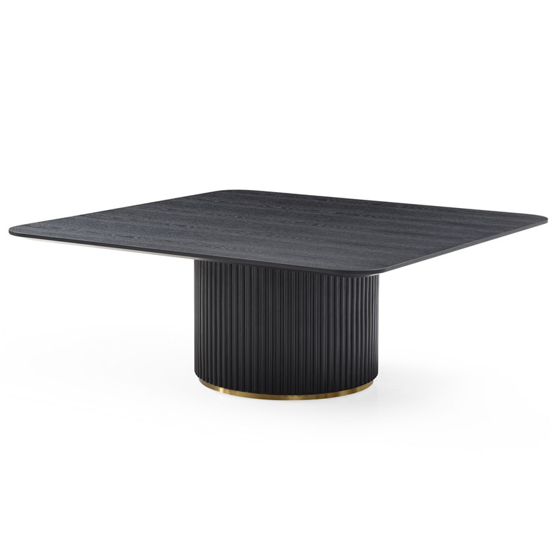 Discount Modern Simple Exquisite Luxurious Black Oak Lantine Coffee Table Companies, Service