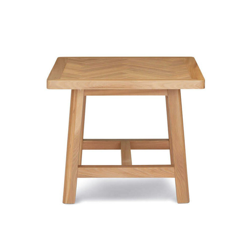 China Modern Simple Natural Versatile Herringbone Wood Grain Desktop Taylor Occasional Side Table Manufacturers, Exporter