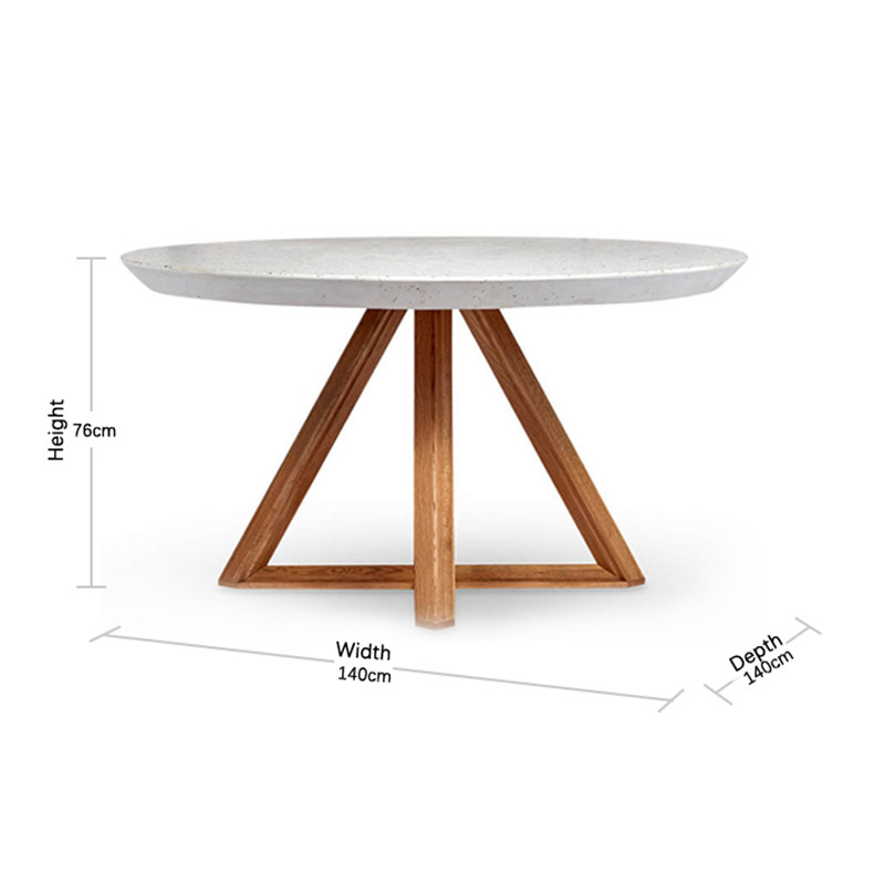 OEM Modern Simple Casual Versatile Terrazzo Countertop Manhattan Dining Table Suppliers, Pricelist