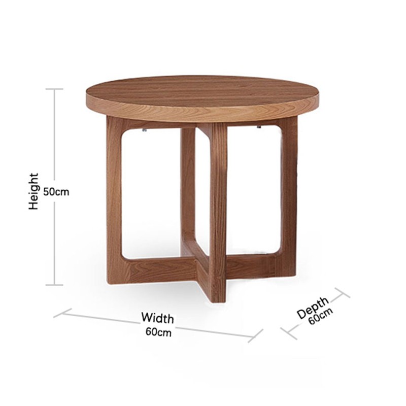 Best Modern Simple Natural Versatile Elm Circular Nikki Occasional Side Table Supplier, Quotes