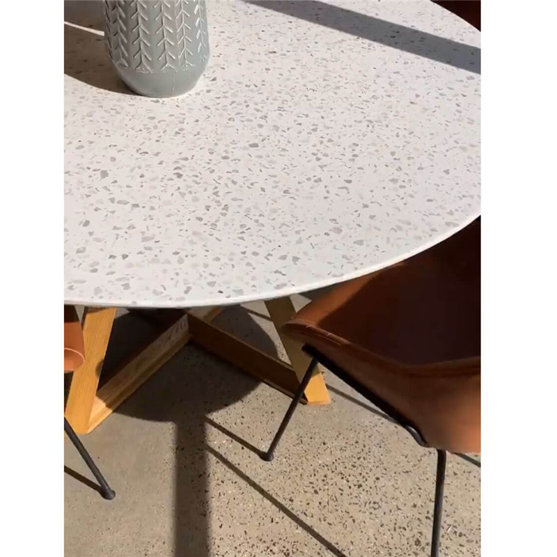 OEM Modern Simple Casual Versatile Terrazzo Countertop Manhattan Dining Table Suppliers, Pricelist