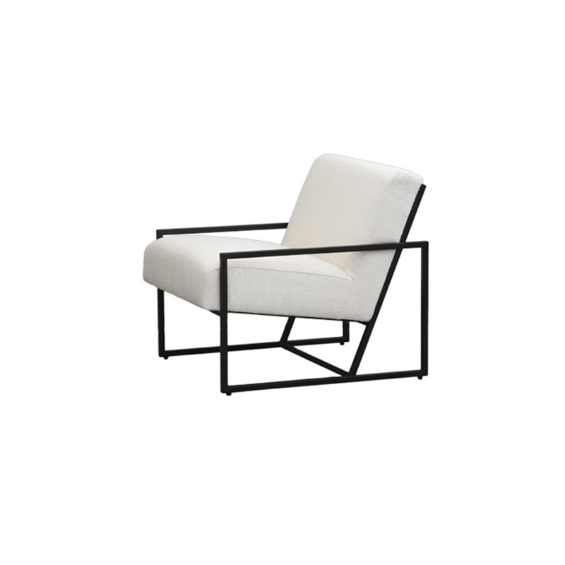 China Modern Simple Versatile Comfortable Lazy Iron Frame Box Occasional Armchair Factory, Service