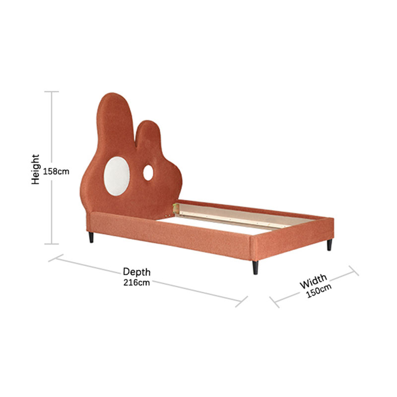 ODM Modern Simple Fantasy Cartoon Child's Taste Alice Rabbit Kids Bed Manufacturer, Exporters