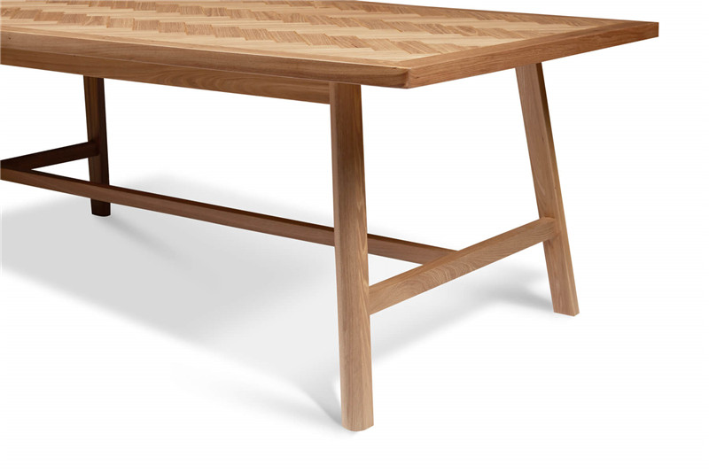 Herringbone Dining Table View 1