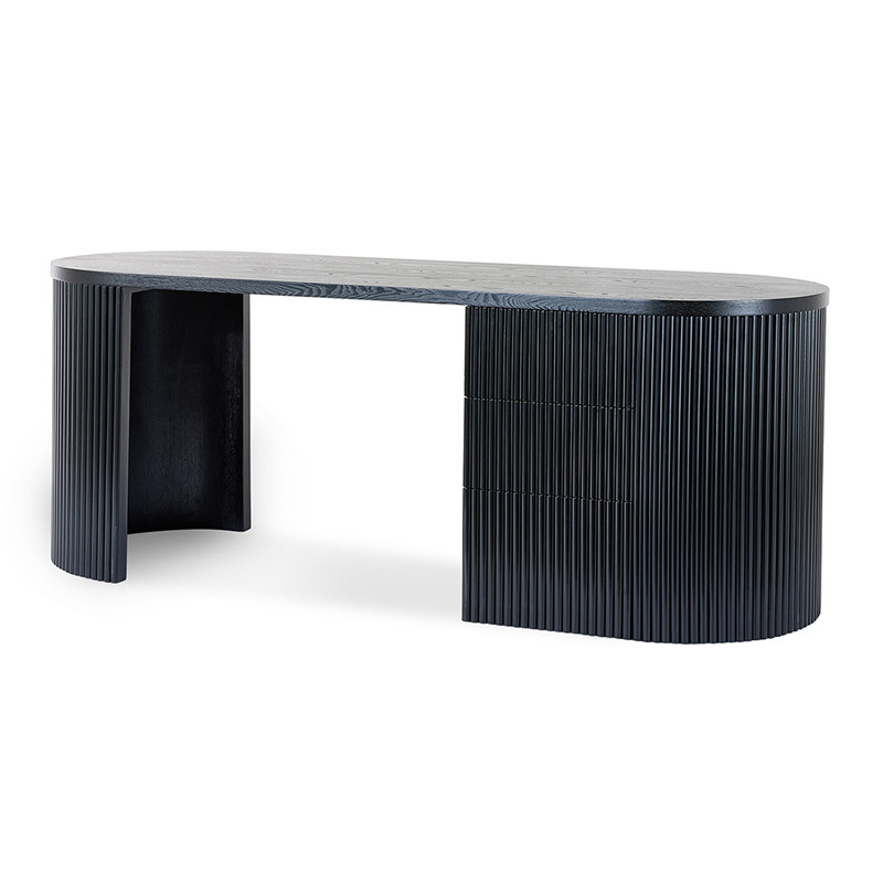 Best Modern Simple Exquisite Luxurious Versatile Elm Black Maximus Desk Factory, Company
