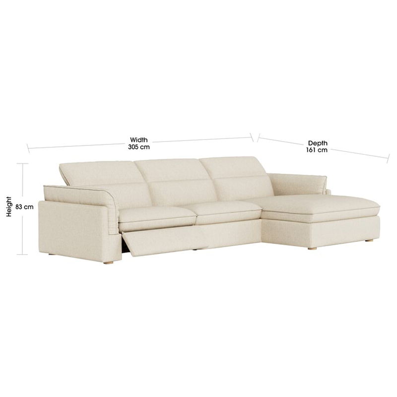 Buy Modern Minimalist Fashionable Classic Versatile Cloud-like Sorrento Fabric Electric Recliner Sofa Manufacturers, Quotes
