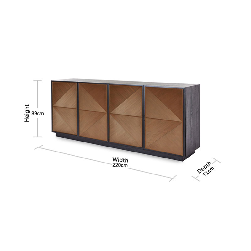 CE Certification Modern Elegant Retro Luxurious Versatile Bordeaux Buffet Manufacturers, Exporters