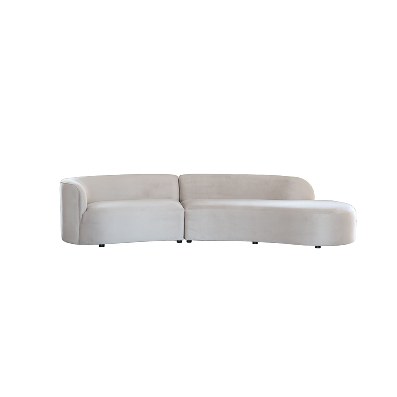 Custom Modern Light Luxury Elegant Versatile Comfortable Fashionable Crescent Sofa Factories, Exporters