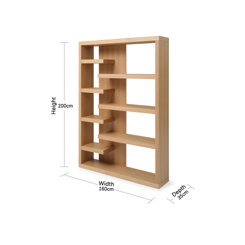 CE Certification Modern Simple Natural Delicate Versatile Wooden Fiocchi Bookshelf Pricelist, Quotes