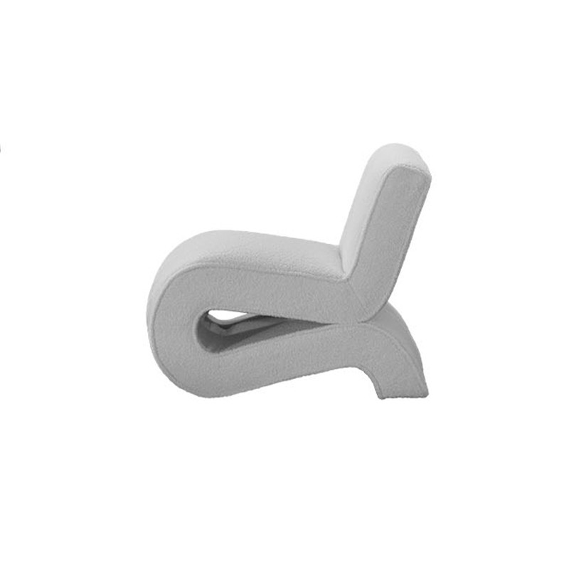 China Modern Simple Comfortable Versatile Creative Curved Winding Occasional Chair Quotes, Exporters