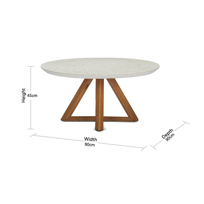 Custom Modern Simple Casual Versatile Terrazzo Countertop Manhattan Coffee Table Factories, Product
