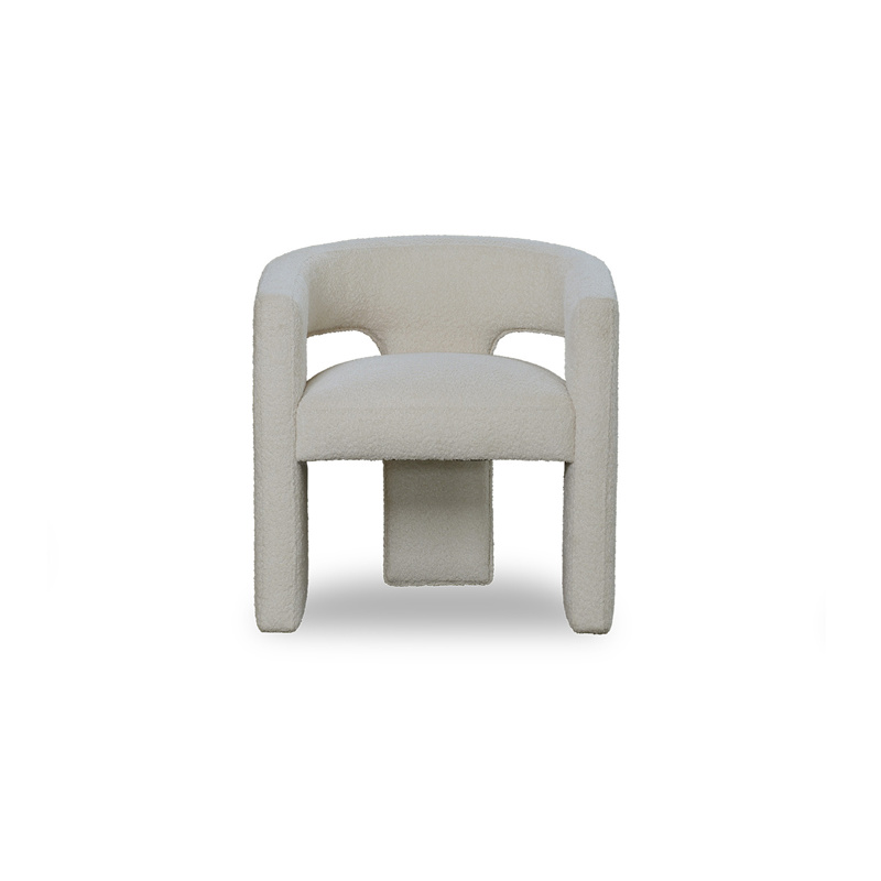 OEM Modern Simple Elegant Versatile Lght luxury Millar Occasional Chair—Boucle Fabric (natural) Supplier, Exporters