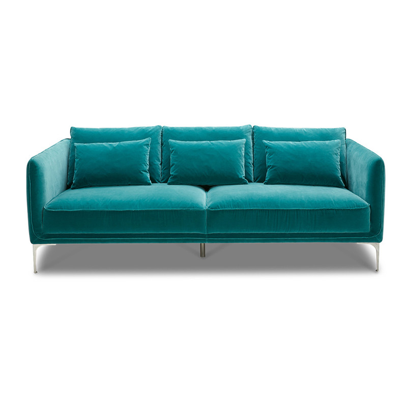 Custom Simple and luxurious retro velvet Andrea Sofa Manufacturers, Factory
