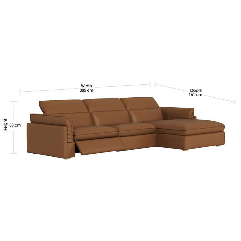 Wholesale Modern Minimalist Fashionable Classic Versatile Cloud-like Sorrento Leather Electric Recliner Modular sofa Companies, Service