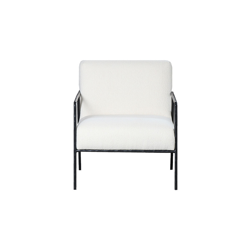 Best Modern Simple Versatile Comfortable Lazy Iron Box Slim Frame Fabric Armchair Product, Products