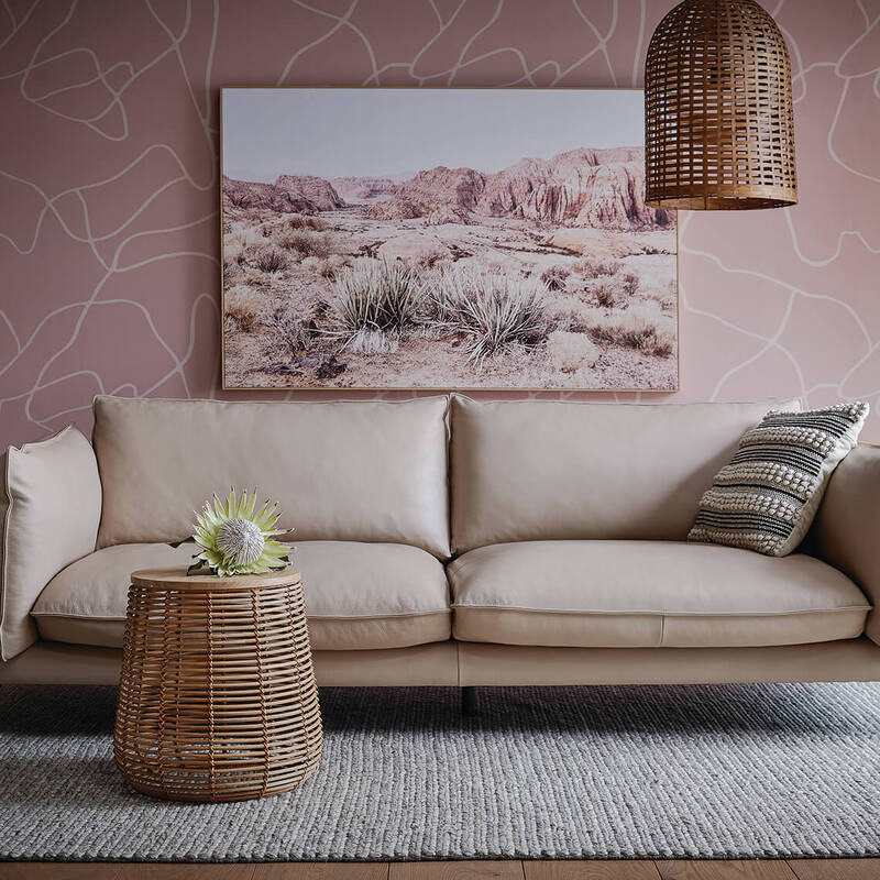 PANAMA Leather Sofa view 1