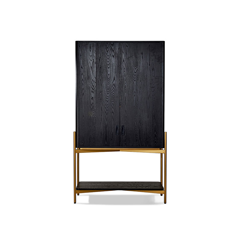 Custom Modern Natural Elegant Retro Luxurious Versatile Golden High-leg Bronx Bar Cabinet Pricelist, Products