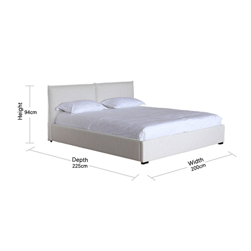Buy Modern Simplicity Graceful Fashion Comfortable Striped Adele Bed Factory, Exporters