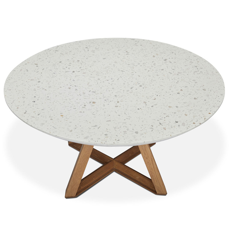 Custom Modern Simple Casual Versatile Terrazzo Countertop Manhattan Coffee Table Factories, Product