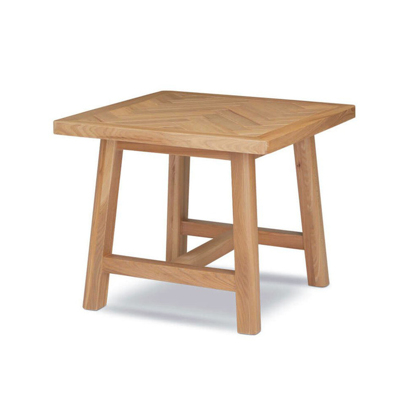 China Modern Simple Natural Versatile Herringbone Wood Grain Desktop Taylor Occasional Side Table Manufacturers, Exporter