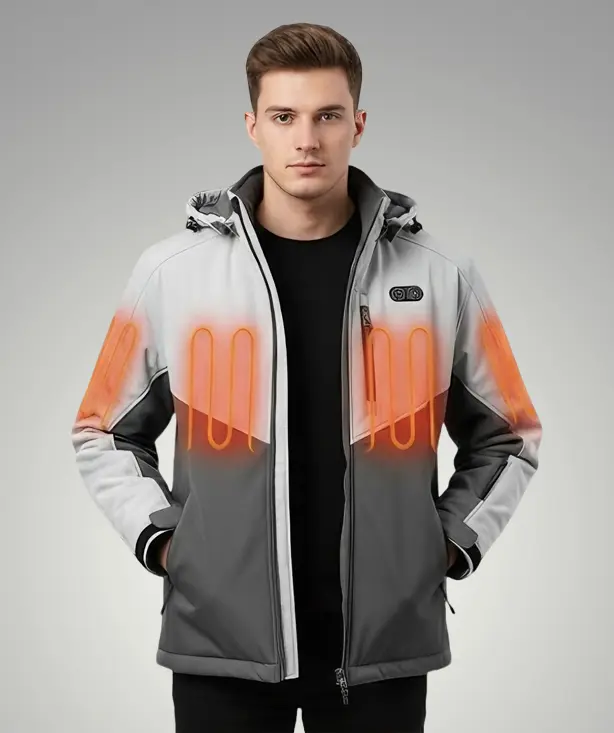 Heated jacket and heated vest manufactured by ZanQian