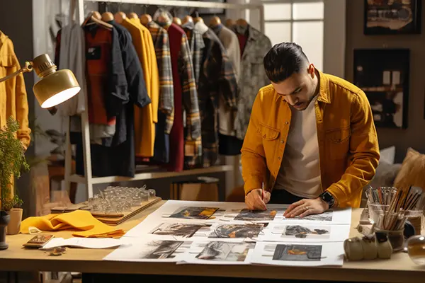 ZanQian R&D design center with designers and pattern makers