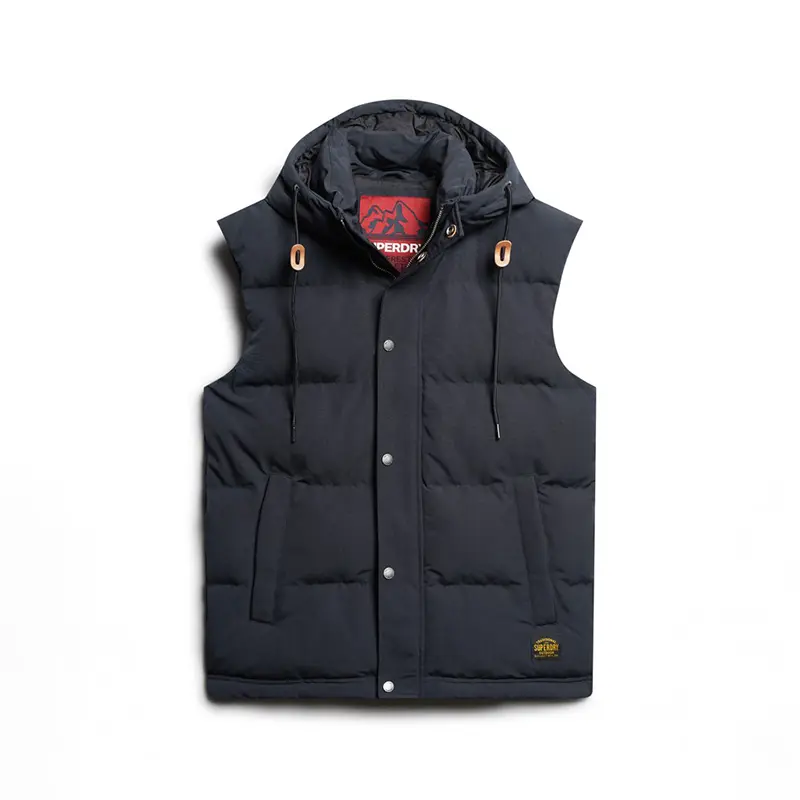 ODM Hooded Everest Puffer Gilet MOD03148 Exporter, Manufacturer