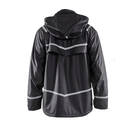 China Hooded rain jacket with reflective details MOD04104 Supplier, Factories