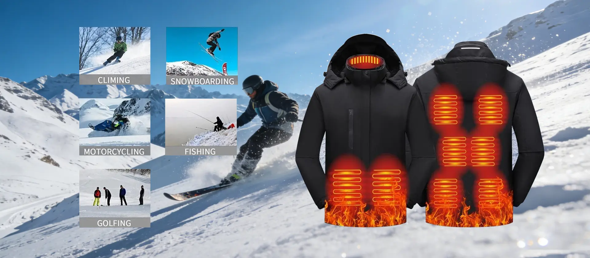 Heated clothing developed by ZanQian R&D, design and production team