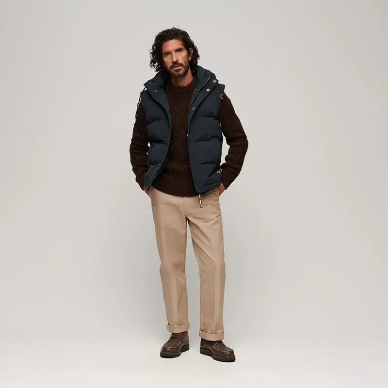 ODM Hooded Everest Puffer Gilet MOD03148 Exporter, Manufacturer