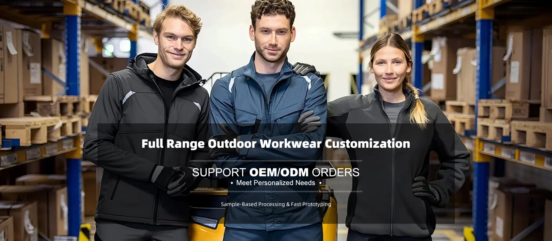ZanQian workwear and outerwear production line working to precise standards