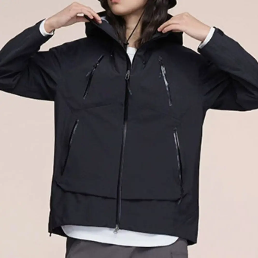 Wholesale Elastic Drawcord High-Neck Hood Jacket for Mountaineering & Hiking MOD05139 Pricelist, Exporter