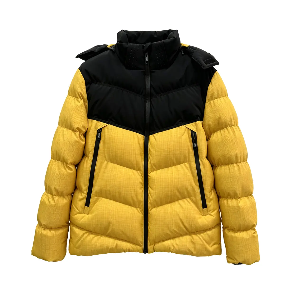 Men's Color Block Outdoor Quilted Jacket