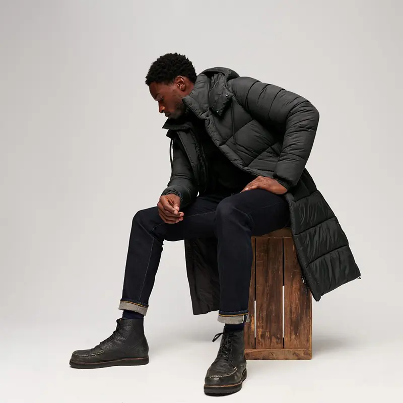 China Ripstop Longline Puffer Jacket MOD03151 Suppliers, Factory