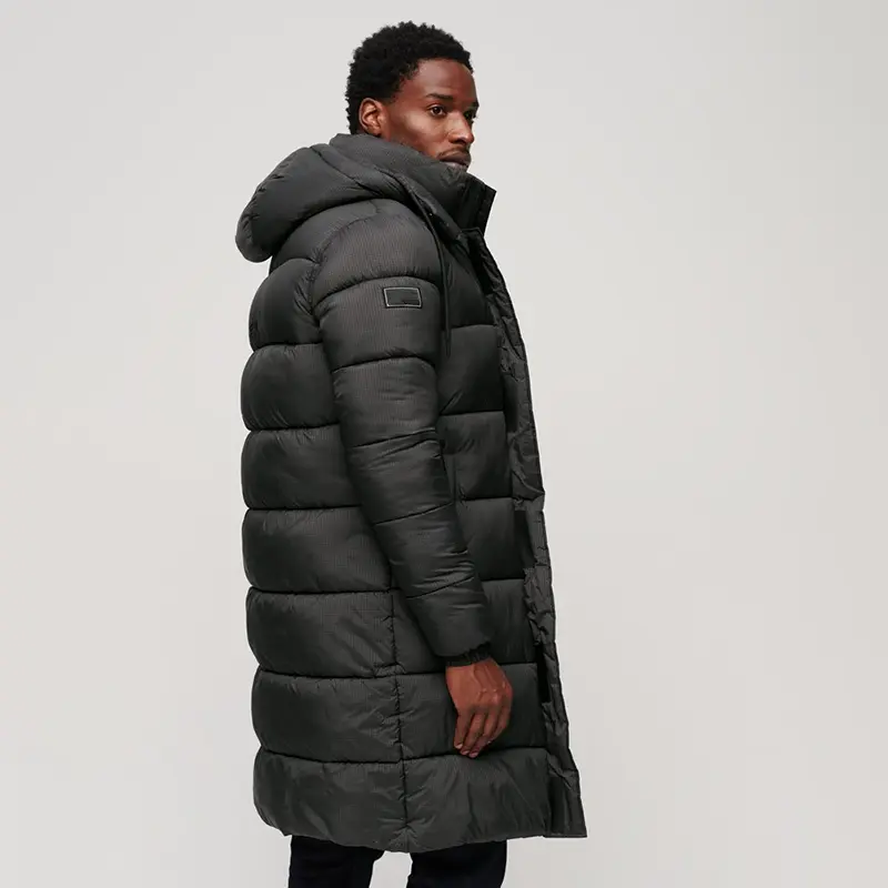 China Ripstop Longline Puffer Jacket MOD03151 Suppliers, Factory